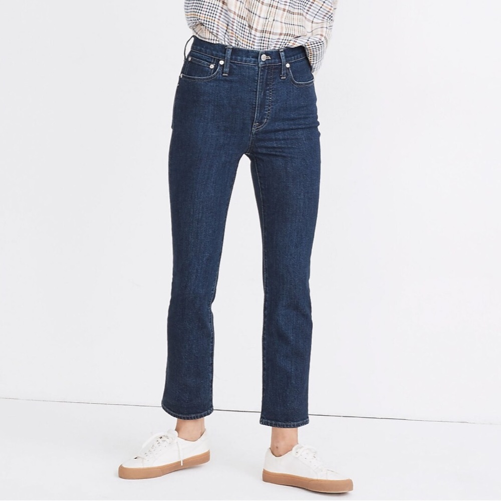 Madewell Slim Demi-Boot Jeans in Midwick Wash